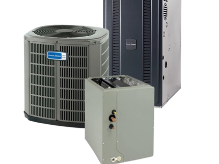 American Standard 5A7A4 - 2 Ton - 14.3 SEER2 AC with S8B1 - Single-Stage - 80% AFUE Furnace - Multi-Position Coil - Gas System - with install