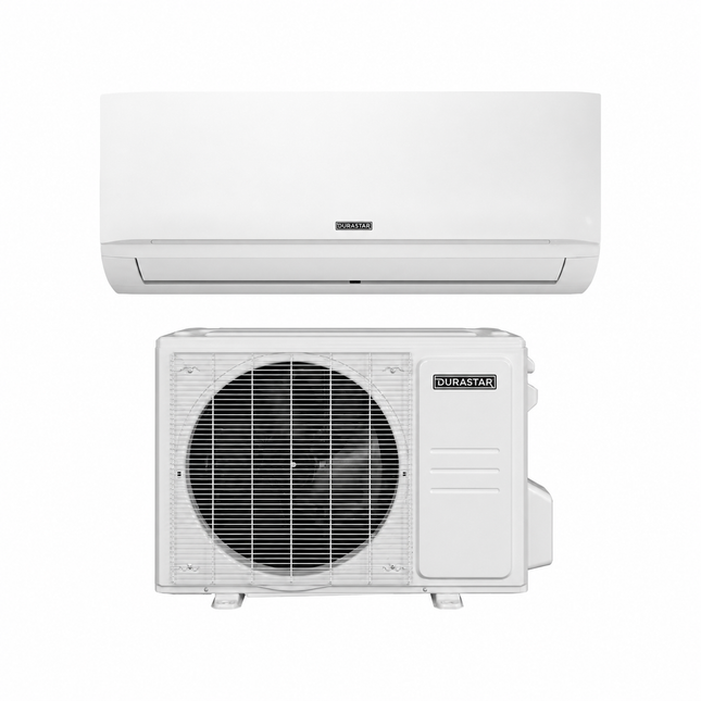 Durastar - 12K BTU - Single-Zone Wall Mount Mini-Split Heat Pump - 23.1 SEER2 with Install