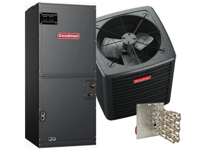 Goodman - 15 SEER2 - 3 Ton - Single-Stage Heat Pump System with 36K Air Handler - with install - Lakewood TX Ready Stock