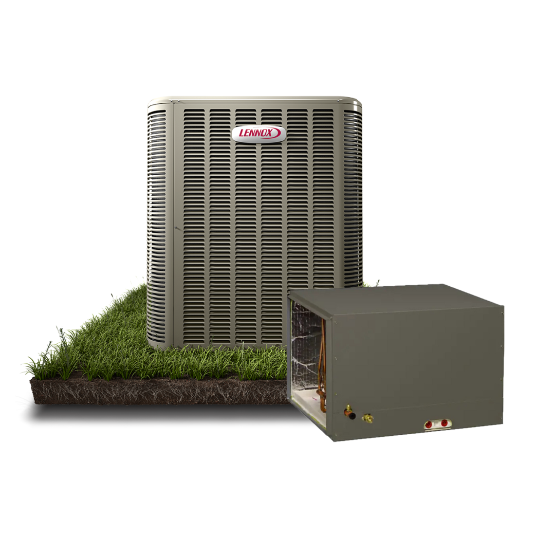 Lennox - 5-Ton - 17 SEER2 - Two-Stage - Condenser and '51/61C' Horizontal Coil Bundle With Install