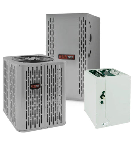 RunTru - 14.3 SEER2 - 5 Ton - Single-Stage Gas System with 80% Furnace - with install - Lakewood, TX In-Stock