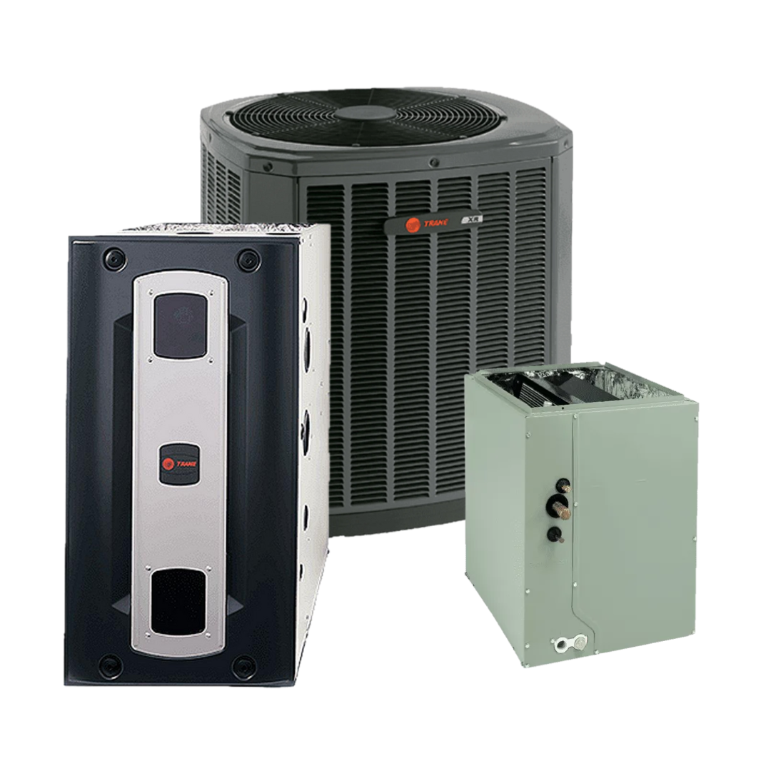 Trane - 15 SEER2 - 4-Ton - Single-Stage Gas System with Variable Speed 80% Furnace With Install