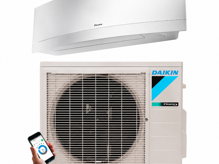 Daikin EMURA - 9K BTU - Single-Zone Wall Mount Heat Pump (Designer White) - 18.0 SEER2 with Install
